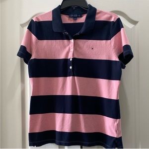 Tommy Hilfiger Pink Navy Polo